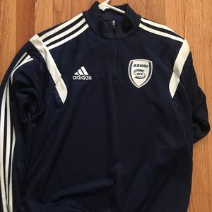 Adidas Men’s Half Zip Azuri Track Jacket